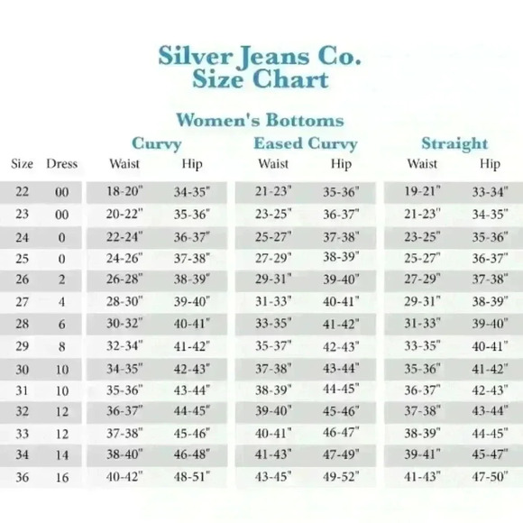 SILVER Suki Jeans - Mid-Rise, Classic Stretch, Bootcut -
Size 30/31 - Picture 8 of 8